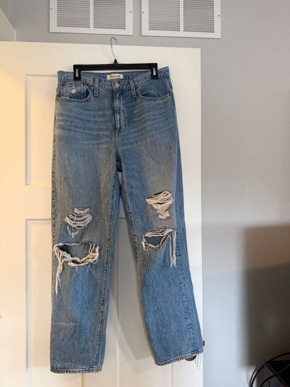 Madewell Distressed Dad Jeans